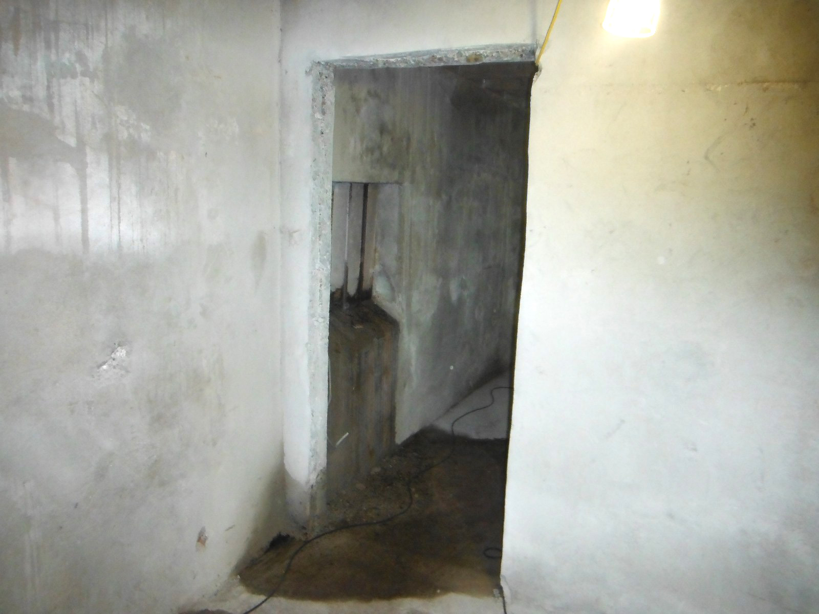 One of the hoppers was uncovered. Now a reasonable amount of natural light could get in by using a 
